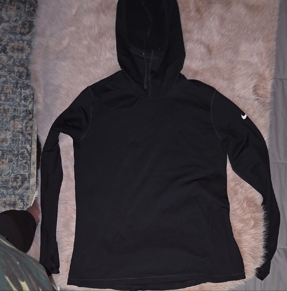 Nike Black Long Sleeve Hoodie - Picture 3 of 3